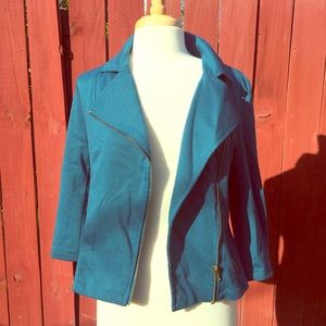 Blue Moto style jacket